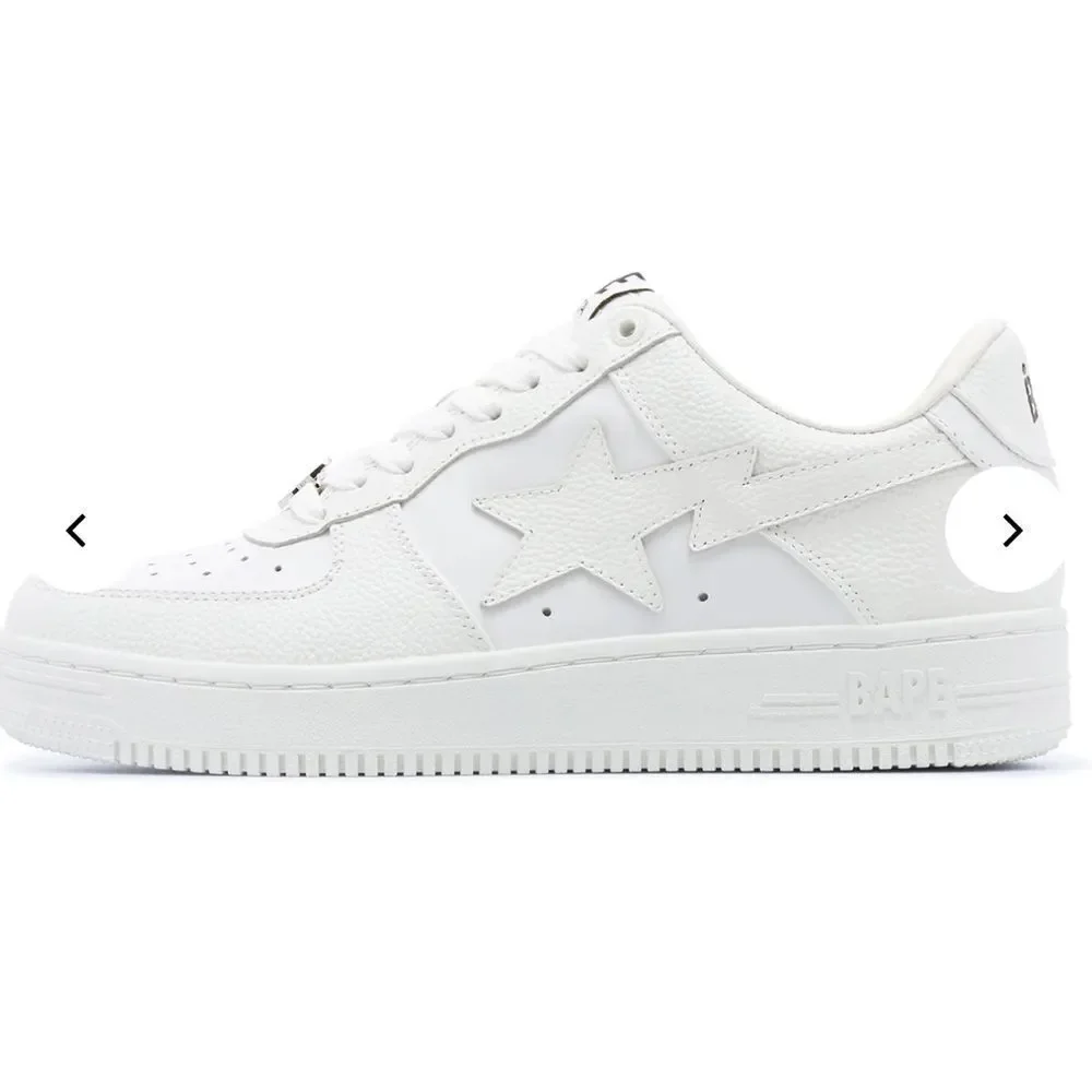 BAPE STA™‎ #9 MENS SHOES IVORY/WHITE SIZE 8.5 NEW WITHOUT BOX Authentic a bathing ape bape bape sta #4 white mens US 9.5  main image 4